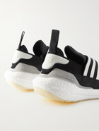 Y-3 - Ultraboost 22 Rubber-Trimmed Primeknit Slip-On Sneakers - Black