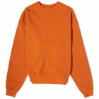 Mayde Women's Oversized Crewneck Sweatshirt in Terracotta