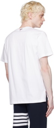 Thom Browne White Side Slit T-Shirt