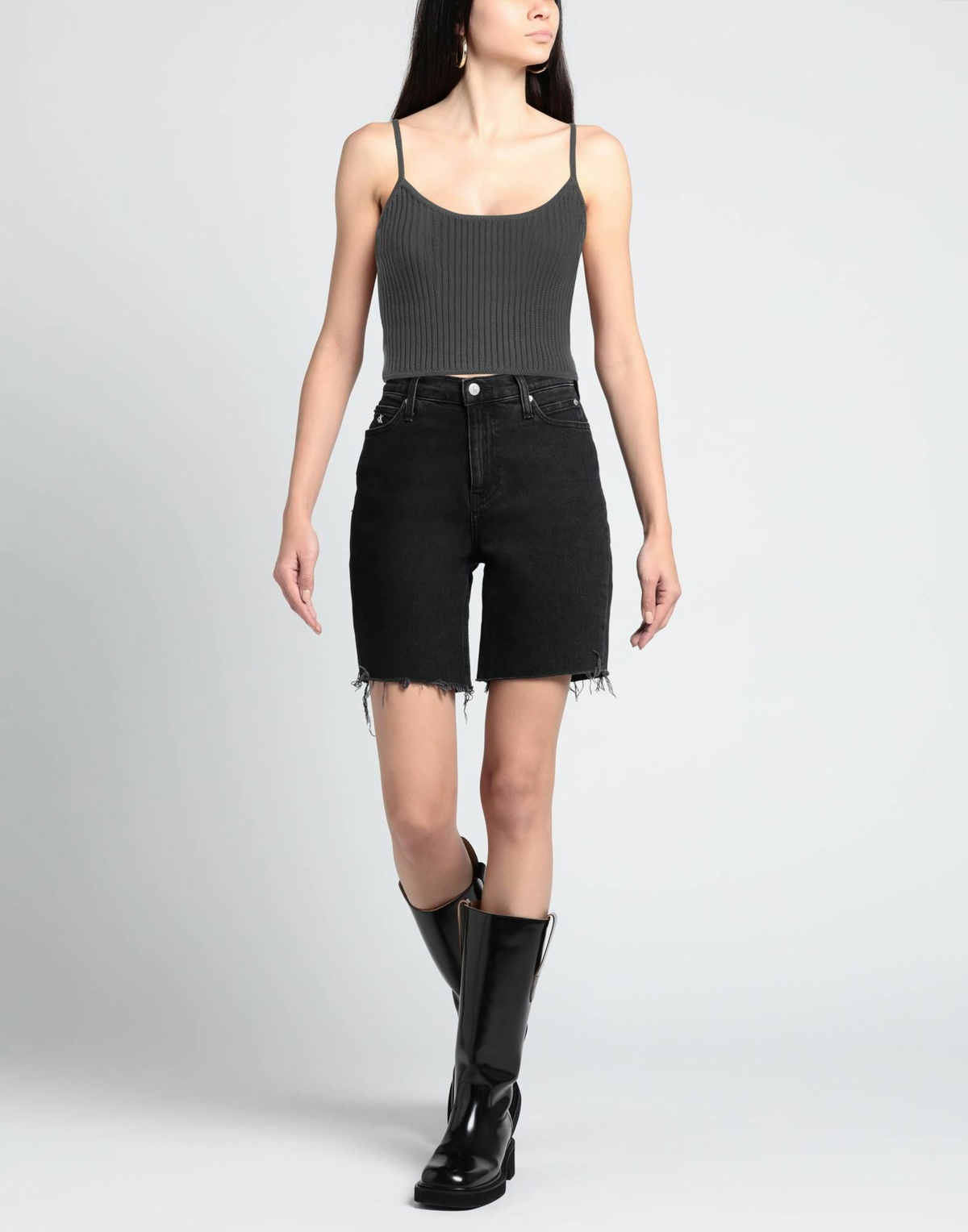 Peserico Womens Top Charcoal