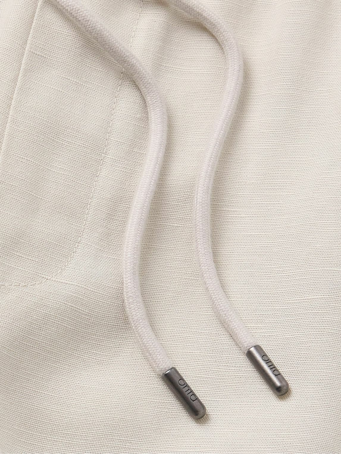 Onia - Air Straight-Leg Linen and Lyocell-Blend Drawstring Trousers - Neutrals