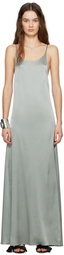 Ruohan Green Spaghetti Maxi Dress