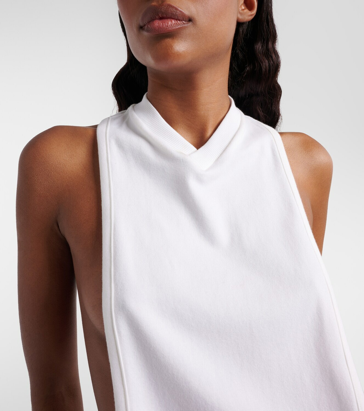 Versace Cotton-blend jersey minidress