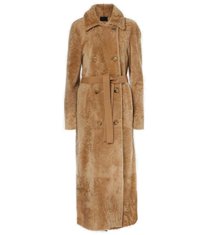 Photo: Blancha Shearling wrap coat