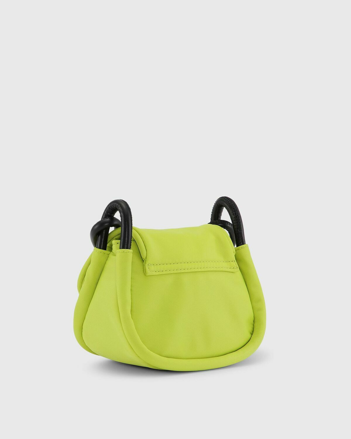 Ganni Knot Mini Flap Over Green Bags GANNI