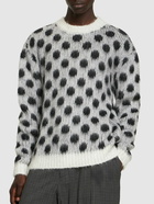 MARNI - Check Brushed Mohair Blend Knit Sweater