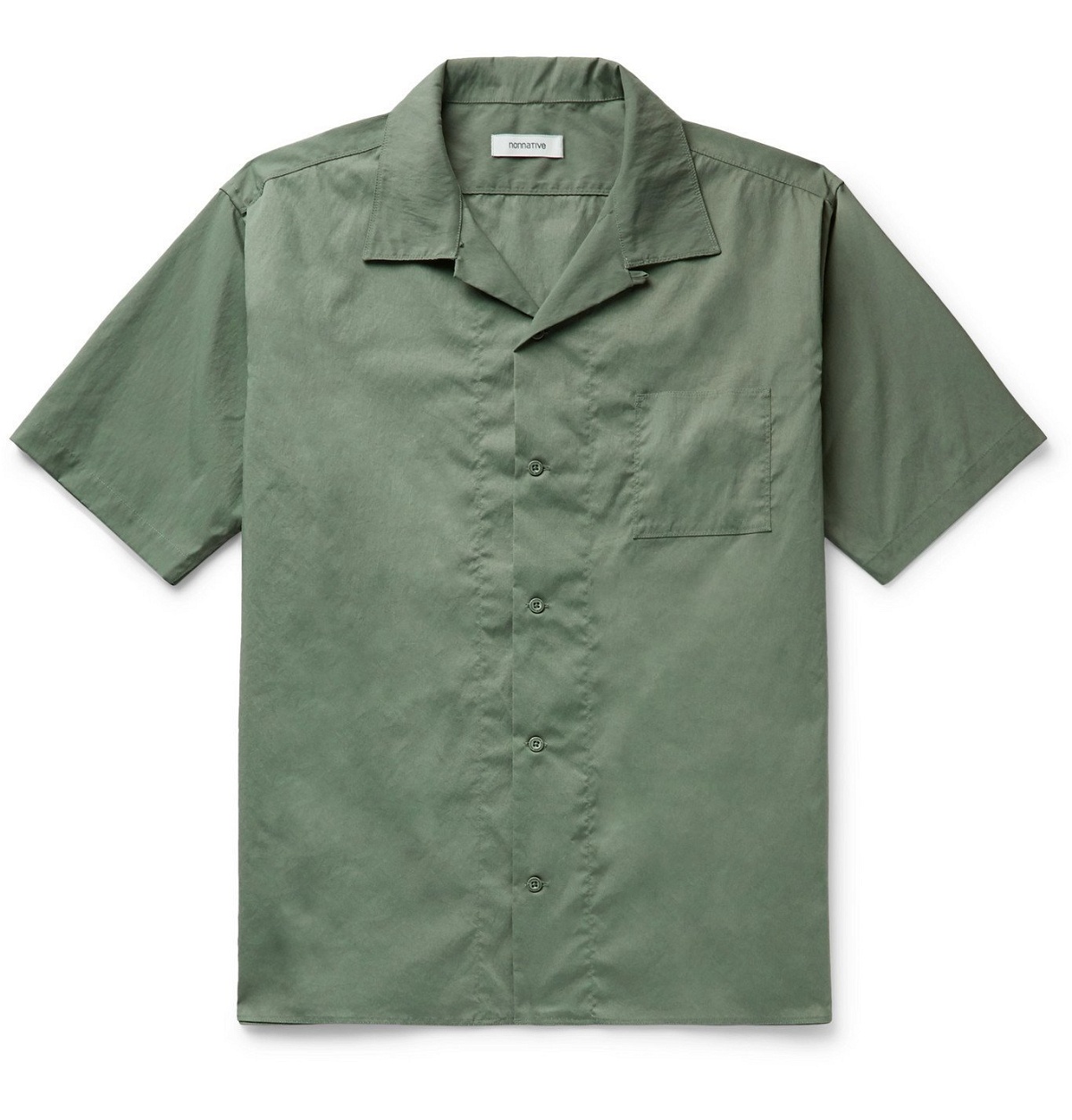 Photo: nonnative - Camp-Collar COOLMAX Shirt - Green