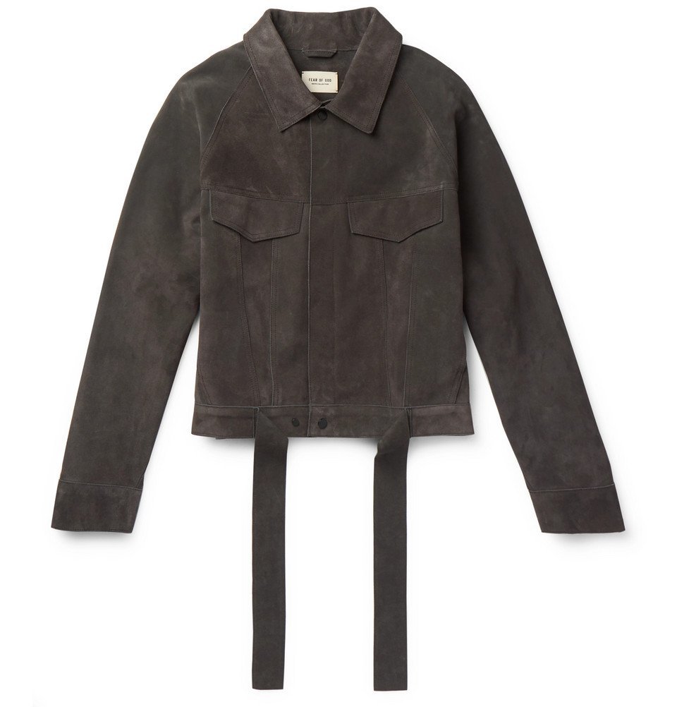 Fear of God - Suede Trucker Jacket - Dark brown Fear Of God