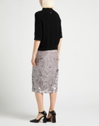 Manila Grace Womens Turtleneck in Black