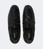Prada Shuffle leather loafers
