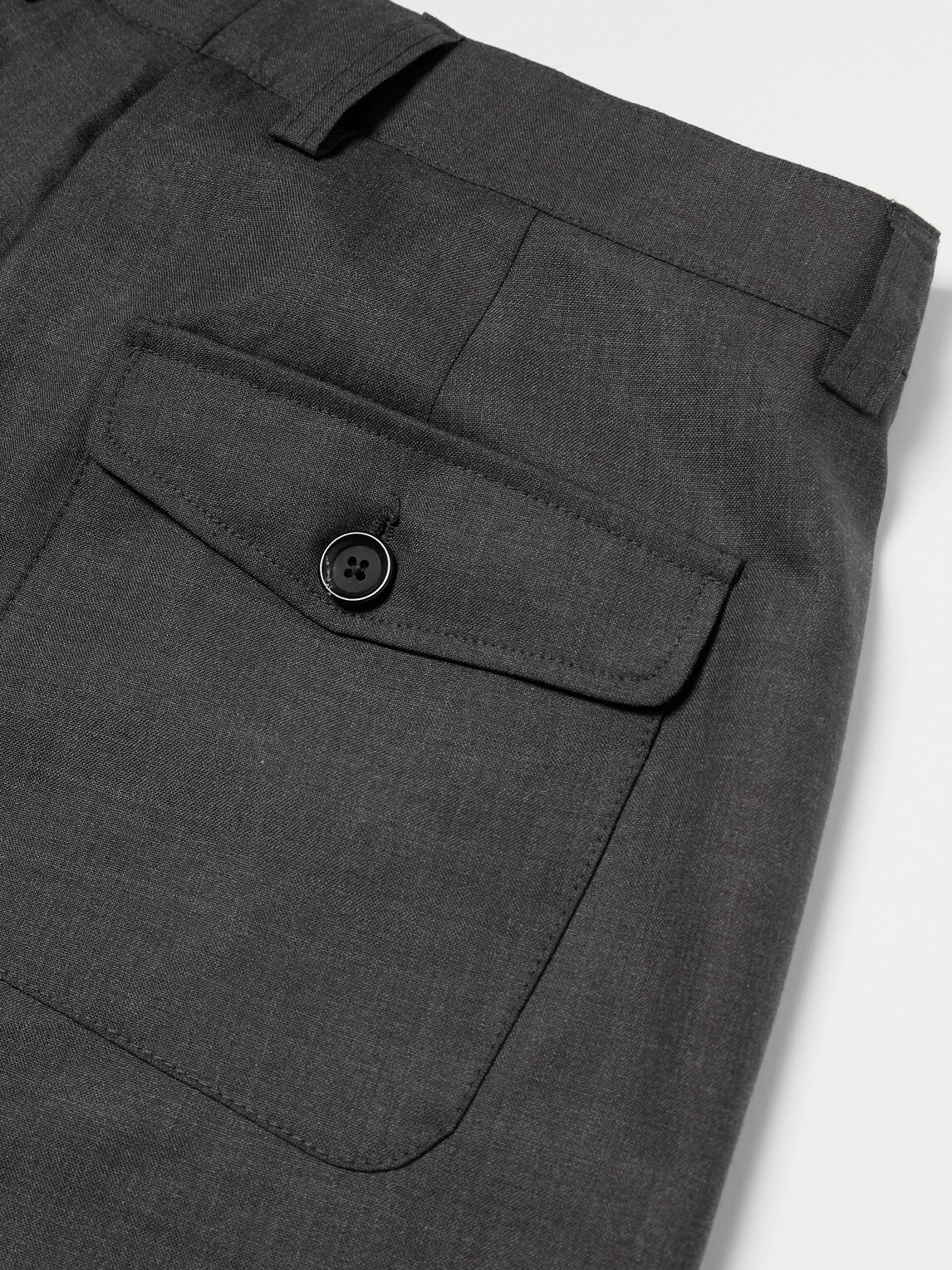 Oliver Spencer - Orsman Wide-Leg Pleated Woven Trousers - Gray