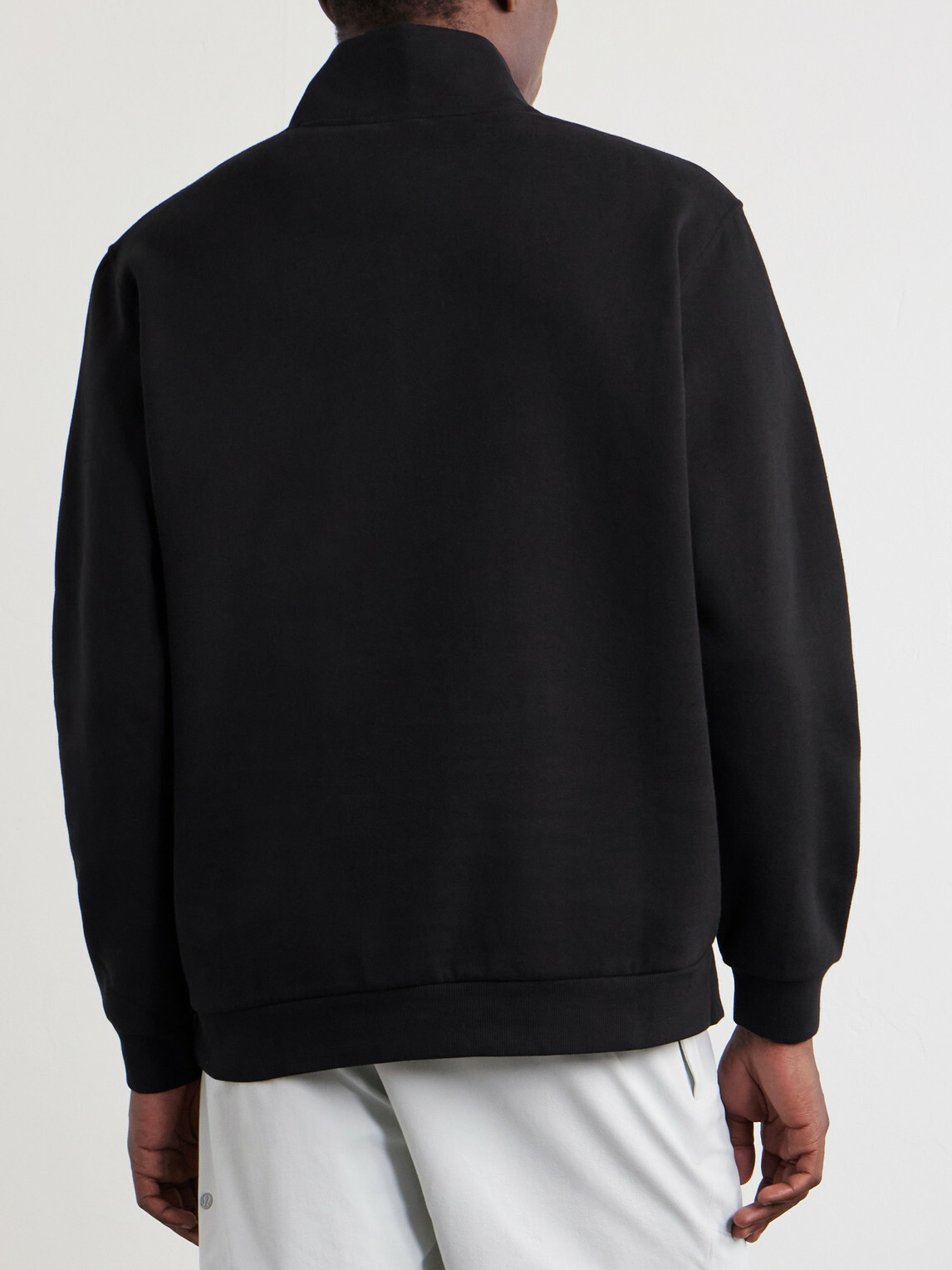 Lululemon - Steady State Cotton-Blend Jersey Half-Zip Sweatshirt - Black