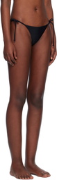 Matteau Black String Bikini Bottom