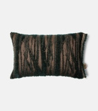 The House of Lyria Abibo mohair, cotton, and wool-blend cushion