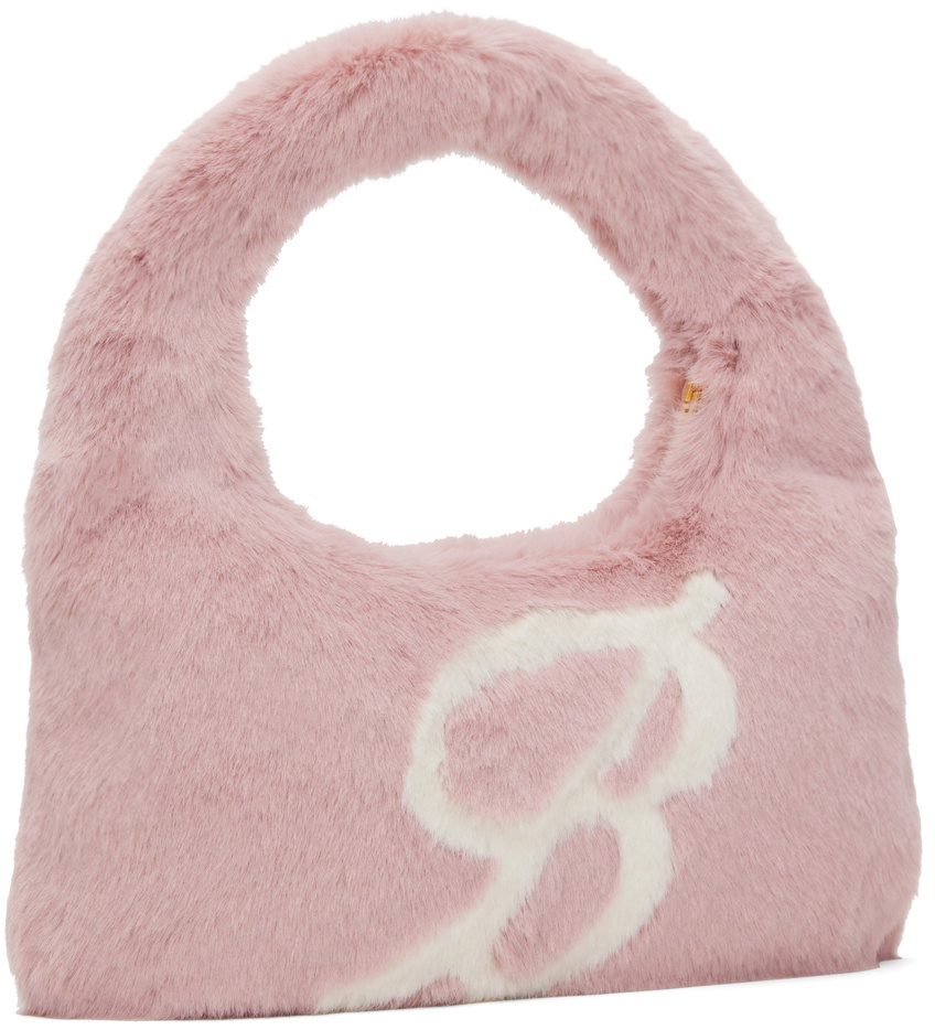 Blumarine Pink EcoFur Shoulder Bag Blumarine