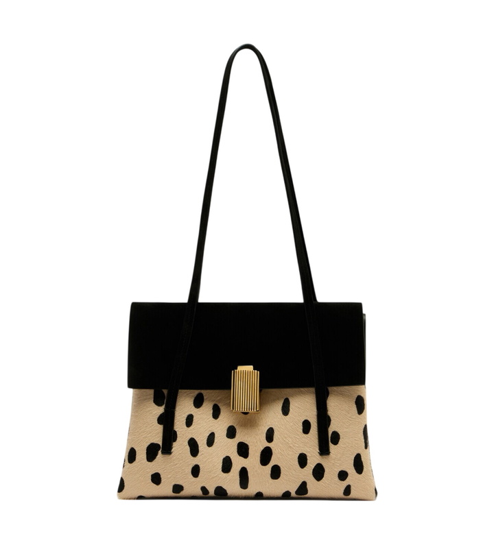 Photo: Khaite Soft Blake Small calf-hair and suede shoulder bag