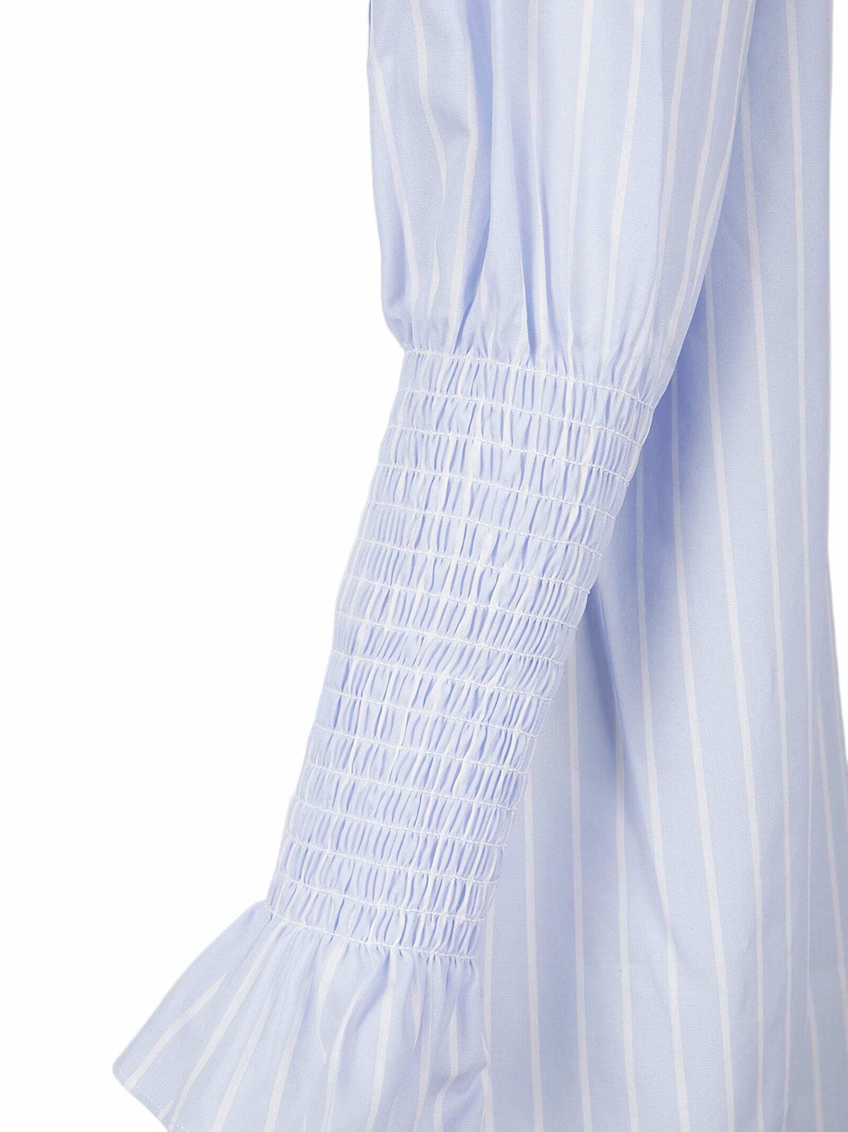 Marques'Almeida Stripe Xxl Shirt With Smock Cuffs