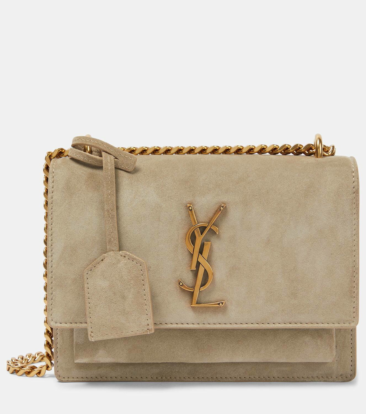 Saint Laurent Sunset Small suede shoulder bag Saint Laurent