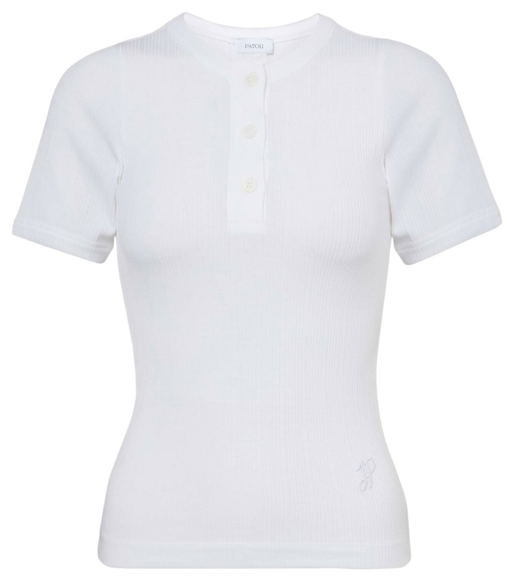 Photo: Patou Ribbed-knit T-shirt