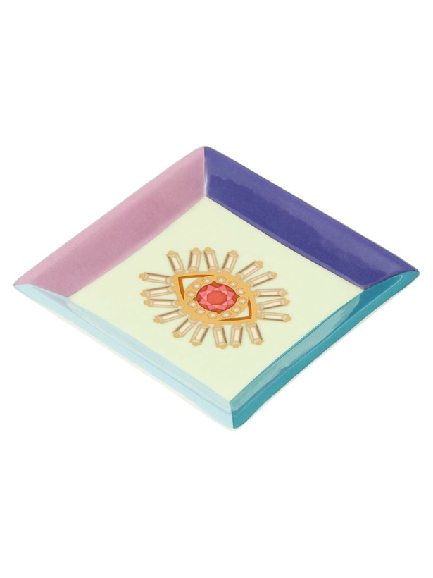 Photo: Suzanne Kalan X Jonathan Adler Green Evil Eye Porcelain Jewellery Tray