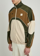 Amiri Panelled Satin-twill Track Jacket Multicoloured 1