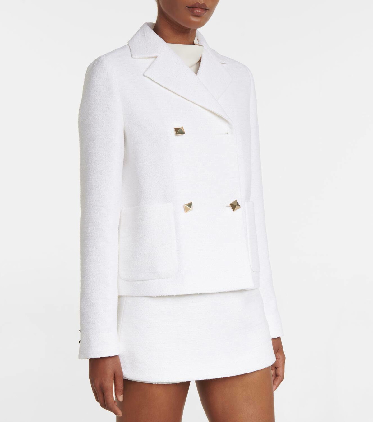 Valentino Roman Stud tweed jacket Valentino