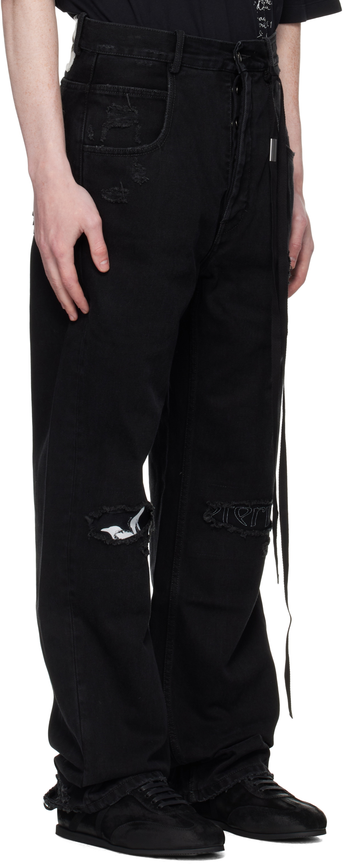 Ann Demeulemeester Black Ronald 5 Pocket Comfort Jeans