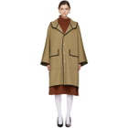 Mackintosh Beige Wool Cape Coat