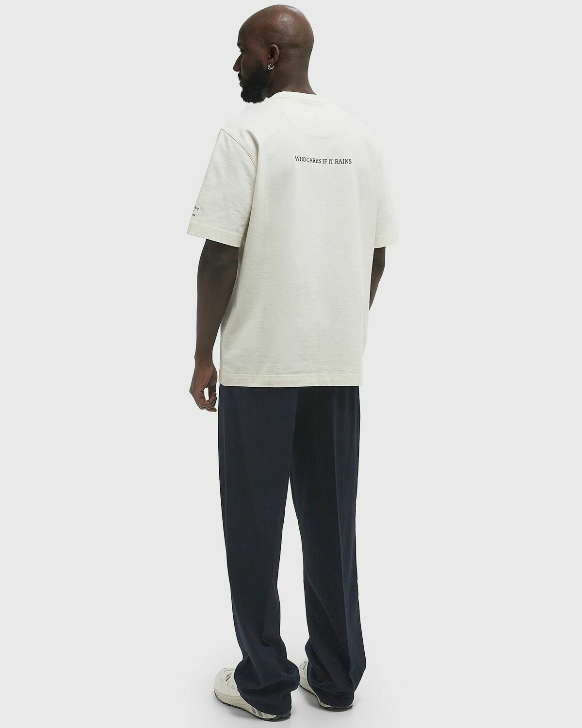 Barbour X Noah Archive Swan T-Shirt Grey Mens Shortsleefe