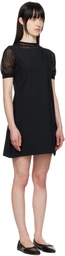 AMOMENTO Black Hourglass Minidress