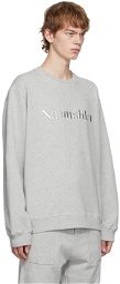 Nanushka Grey Remy Logo Sweatshirt