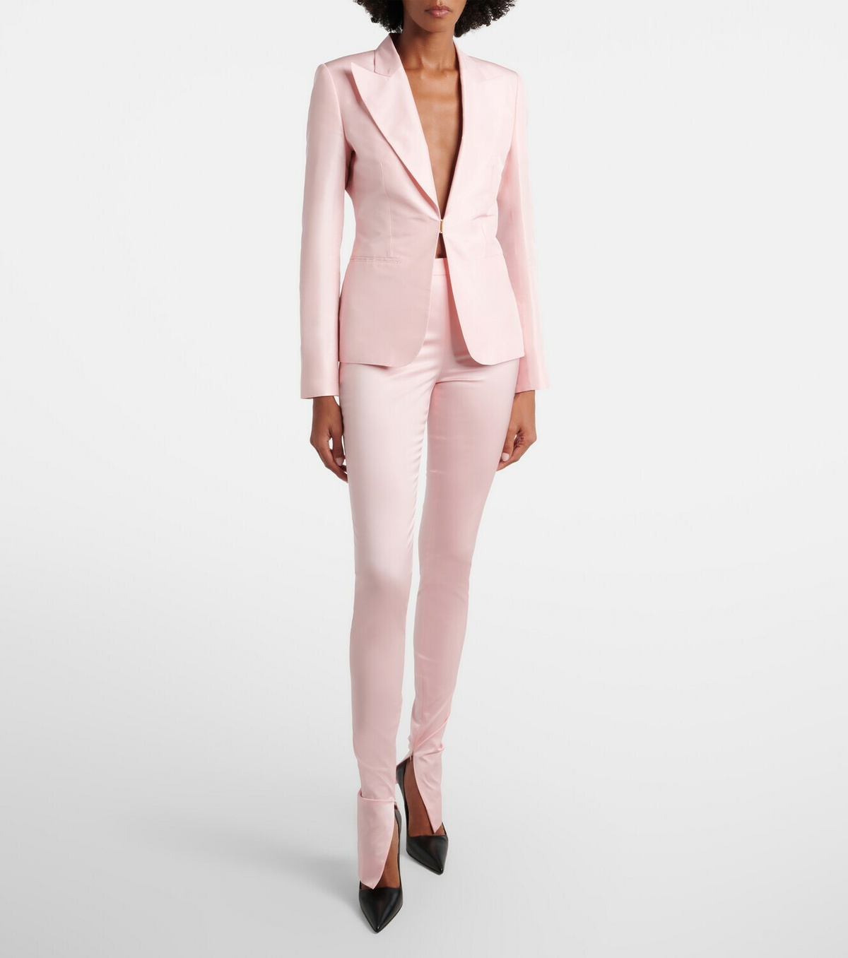 Gucci Silk-blend faille leggings