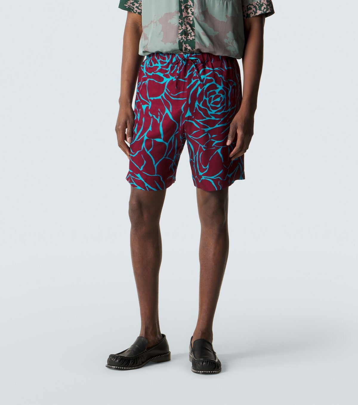 Dries Van Noten Floral shorts