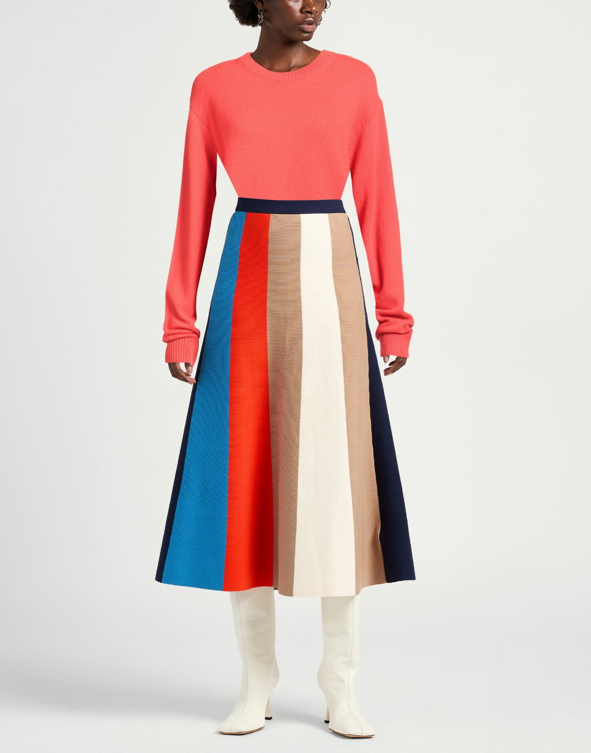 The Elder Statesman Womens Sweater in Red