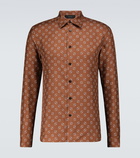 Amiri - Micro paisley long-sleeved shirt