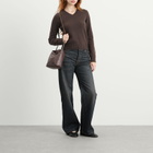 MM6 Maison Margiela Women's Japanese Crossbody Bag in Cocoa Brown 