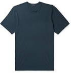 James Perse - Lotus Slim-Fit Cotton-Jersey T-Shirt - Blue