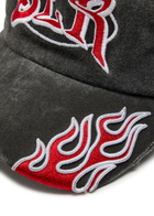 Nahmias Flame Embroidered Cotton Trucker hat - Black - One Size