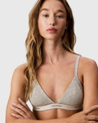 Calvin Klein Underwear UNLINED TRIANGLE Grey Womens (Sports-) Bra