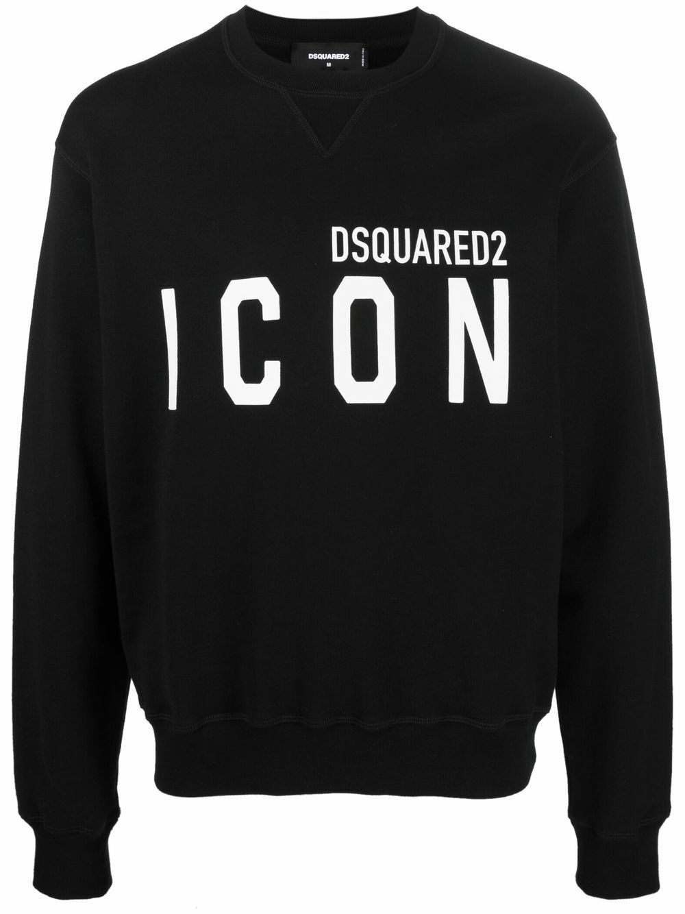 Dsquared2 graphic-print jersey hoodie - Black