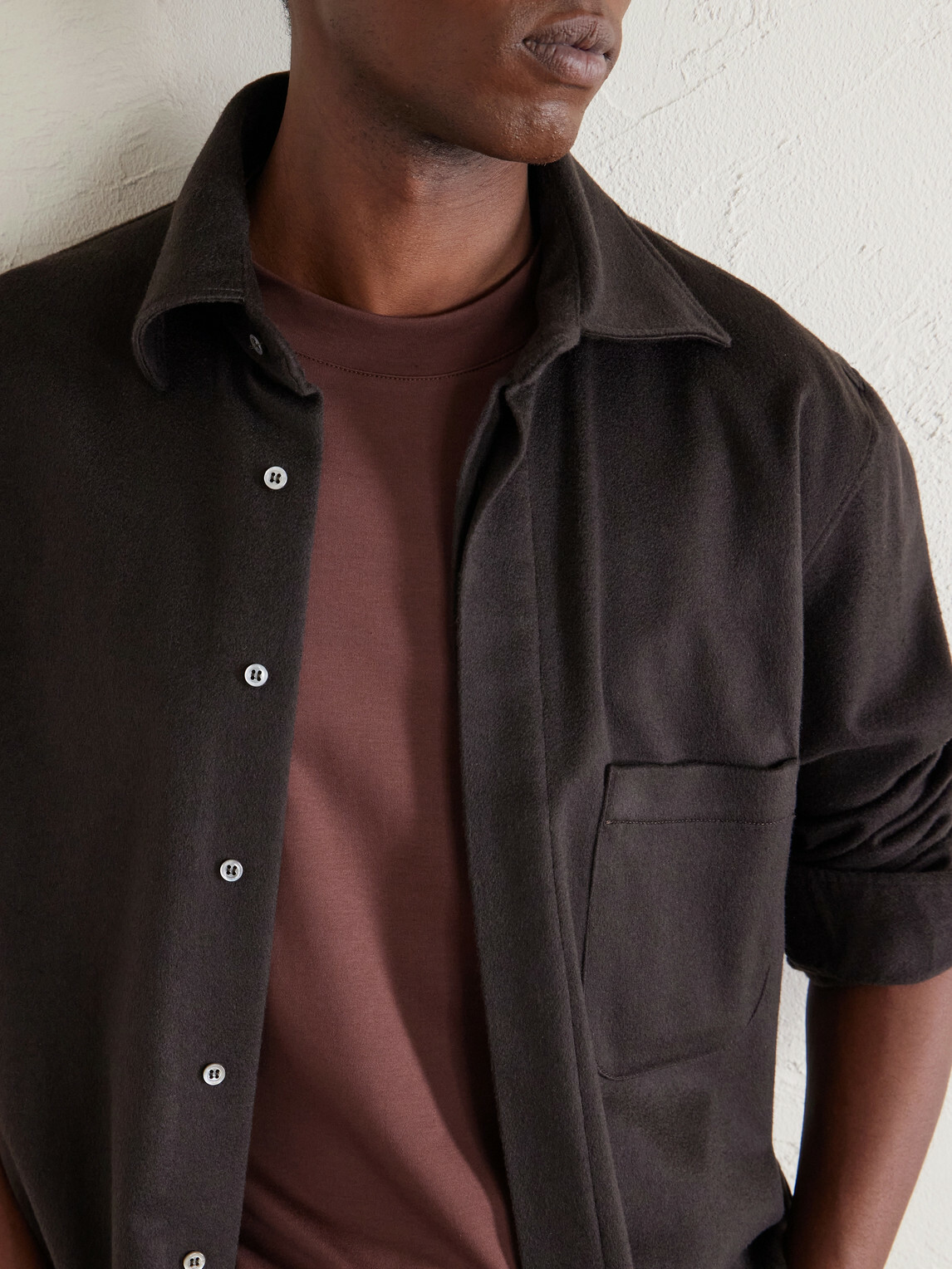Loro Piana - Ray Cotton-Jersey T-Shirt - Burgundy