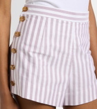Vivienne Westwood Elle pinstripe cotton shorts