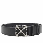 Off-White Men's Arrow Belt 35mm in Black