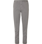 Boglioli - Grey Slim-Fit Stretch-Cotton Twill Suit Trousers - Gray