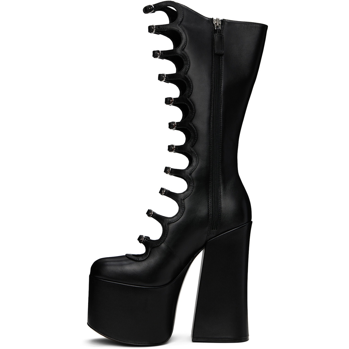 Marc Jacobs Black 'The Kiki' Knee-High Boots