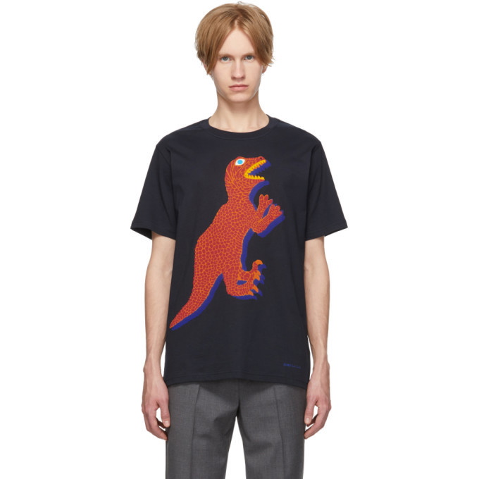 Photo: PS by Paul Smith Navy Dino Regular Fit T-Shirt