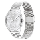 Movado Trend Element Chronograph Quartz Silver Dial Mens Watch 3601024