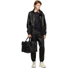 Gucci Black Mix Leather Jacket