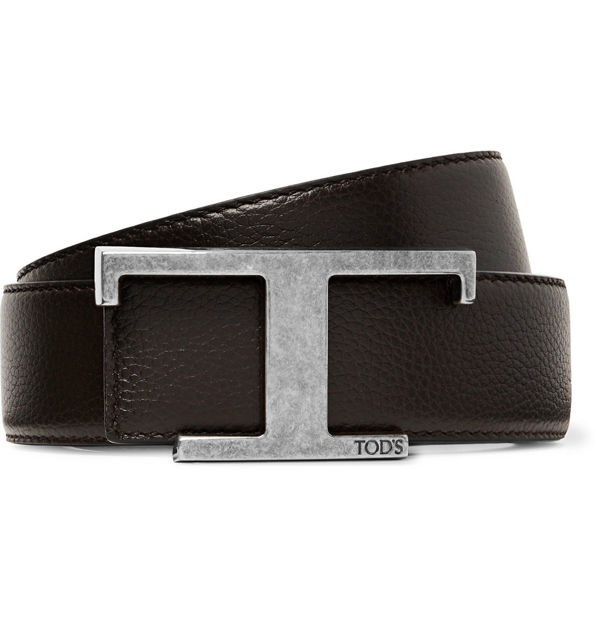 3.5cm Reversible Full-Grain Leather Belt