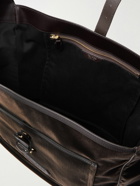 TOM FORD - Leather-Trimmed Velvet Tote Bag